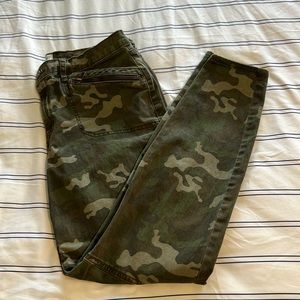 William Rast Straight Leg camo jeans
